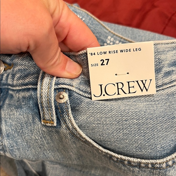 J. Crew ‘84 Low Rise Wide Leg Jeans Size 27 NWT - Picture 11 of 16